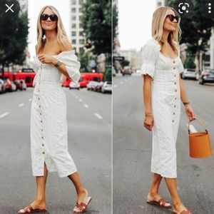 Free People Acting Cool Midi Dress